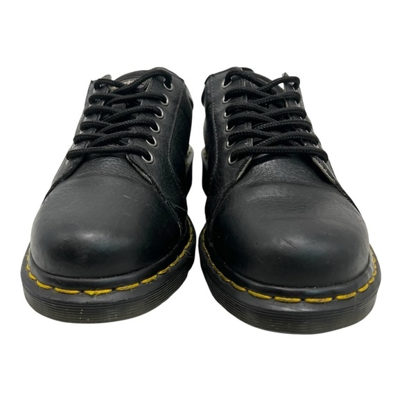 Dr. Martens Industrial Mila Black Leather Lace Up Women Shoes 8 - Picture 3 of 16
